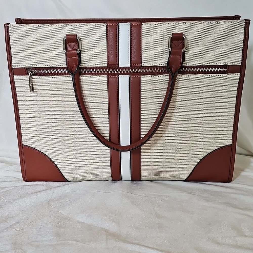 Cluci Briefcase Laptop Bag with Shoulder Strap - Picture 8 of 8